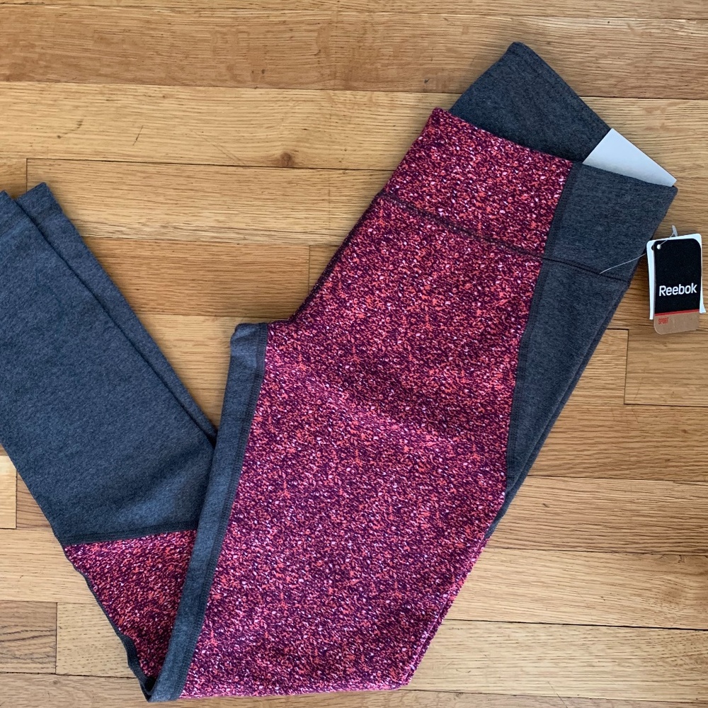 Reebok Stretch Cotton Tight Fit Leggings Medium